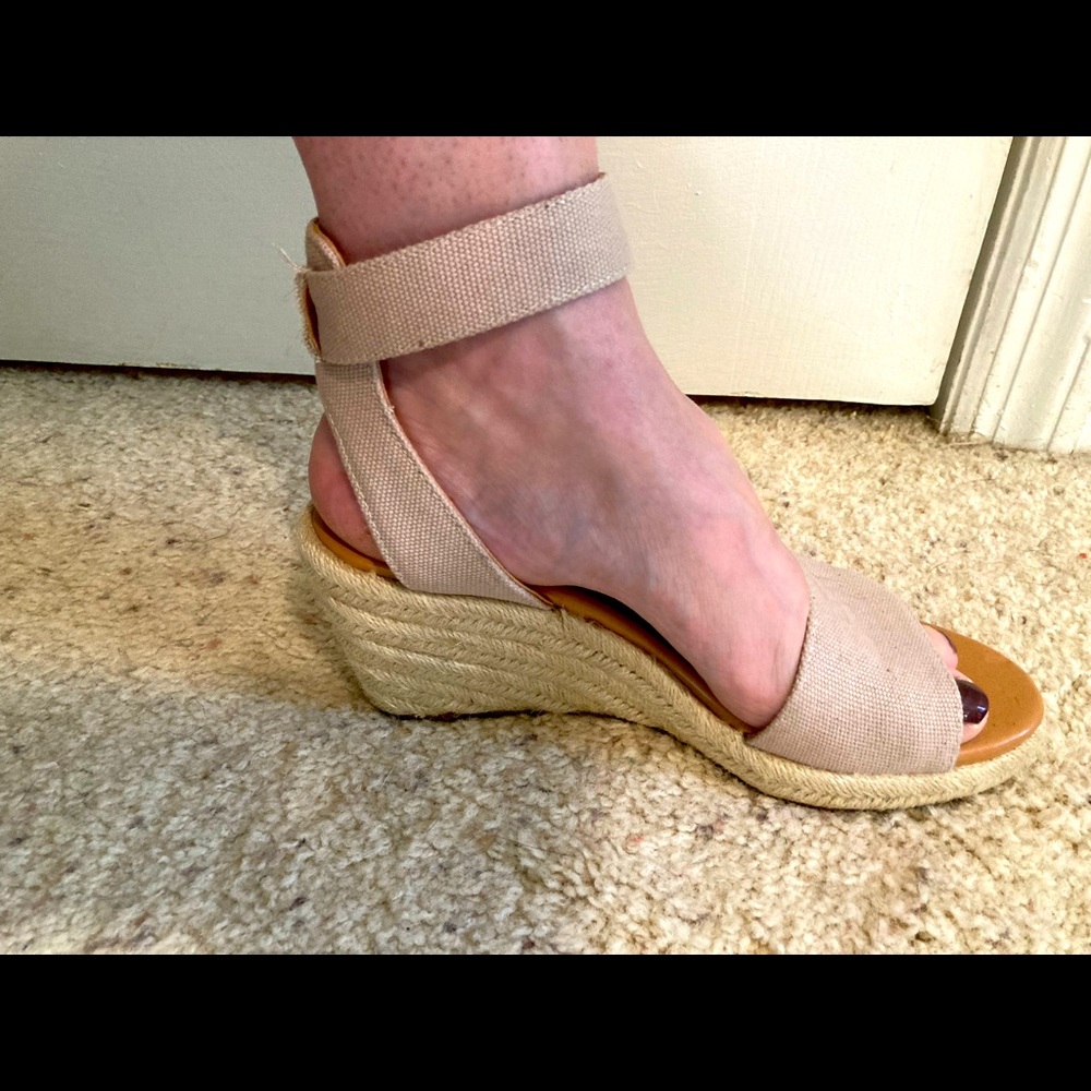 J Crew Wedge Espadrille Size 7